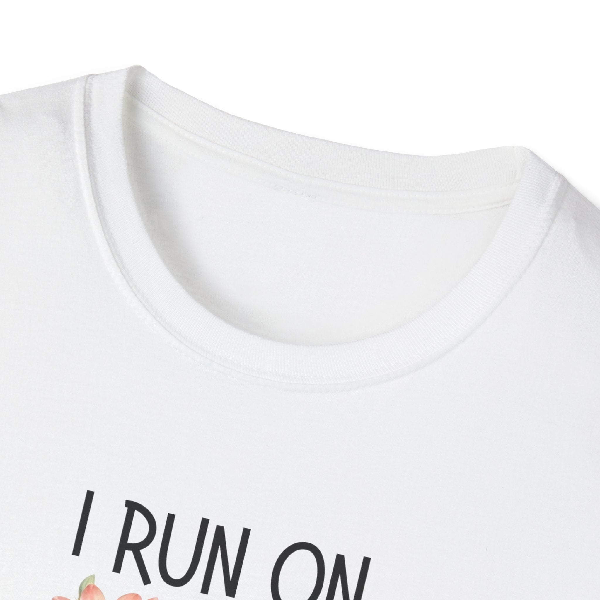 I Run on Cows, caffeine and cuss words graphic tee