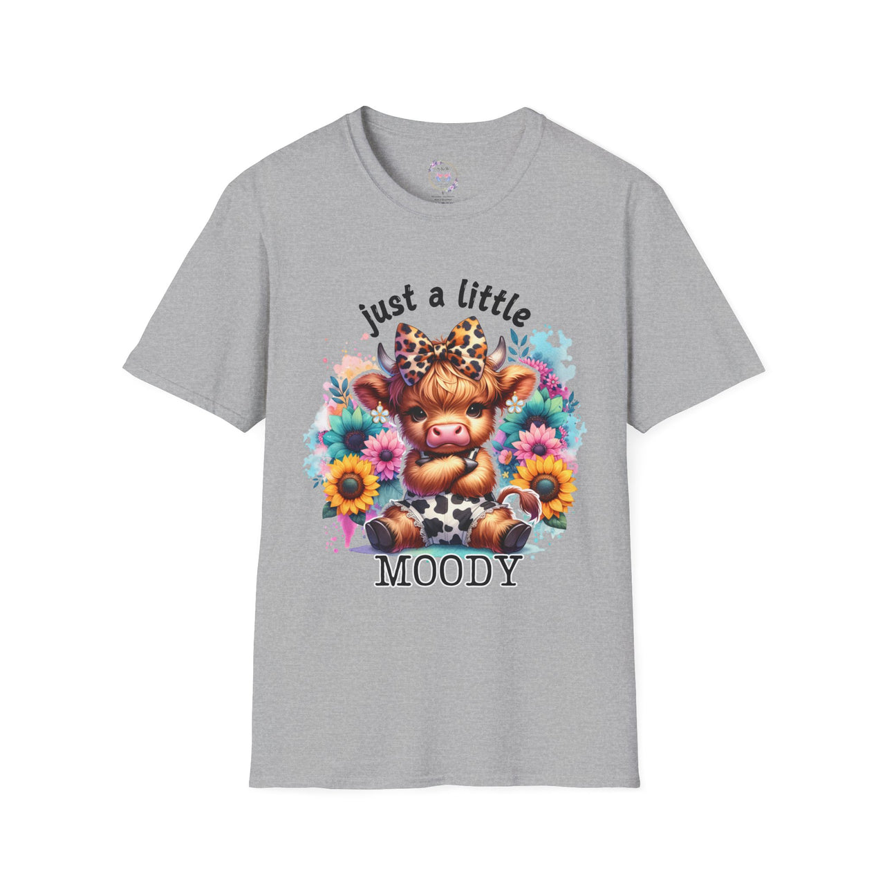 Just a Little Moody Cow Cute T-Shirt
