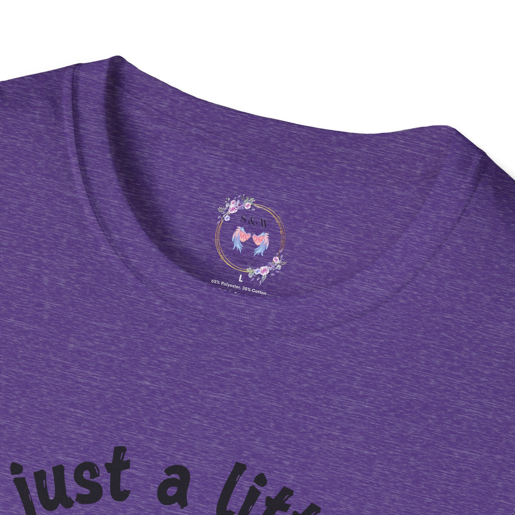 Just a Little Moody, Cute T-Shirt, Gift for Animal Lovers, Casual Outfit, Perfect for Birthdays, Farmhouse Decor