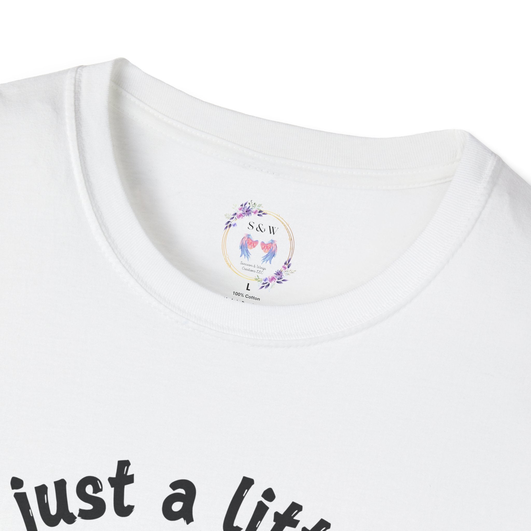 Just a Little Moody, Cute T-Shirt, Gift for Animal Lovers, Casual Outfit, Perfect for Birthdays, Farmhouse Decor