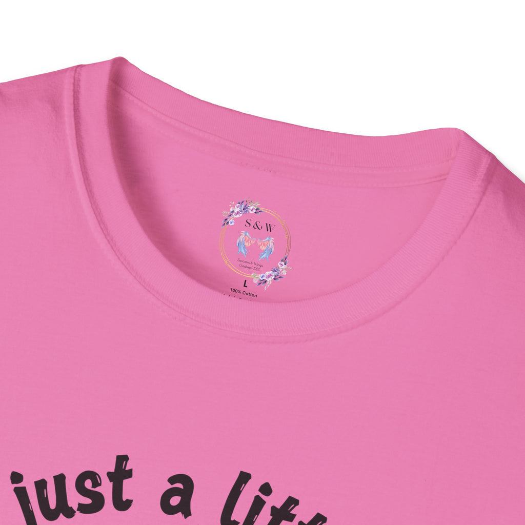 Just a Little Moody, Cute T-Shirt, Gift for Animal Lovers, Casual Outfit, Perfect for Birthdays, Farmhouse Decor