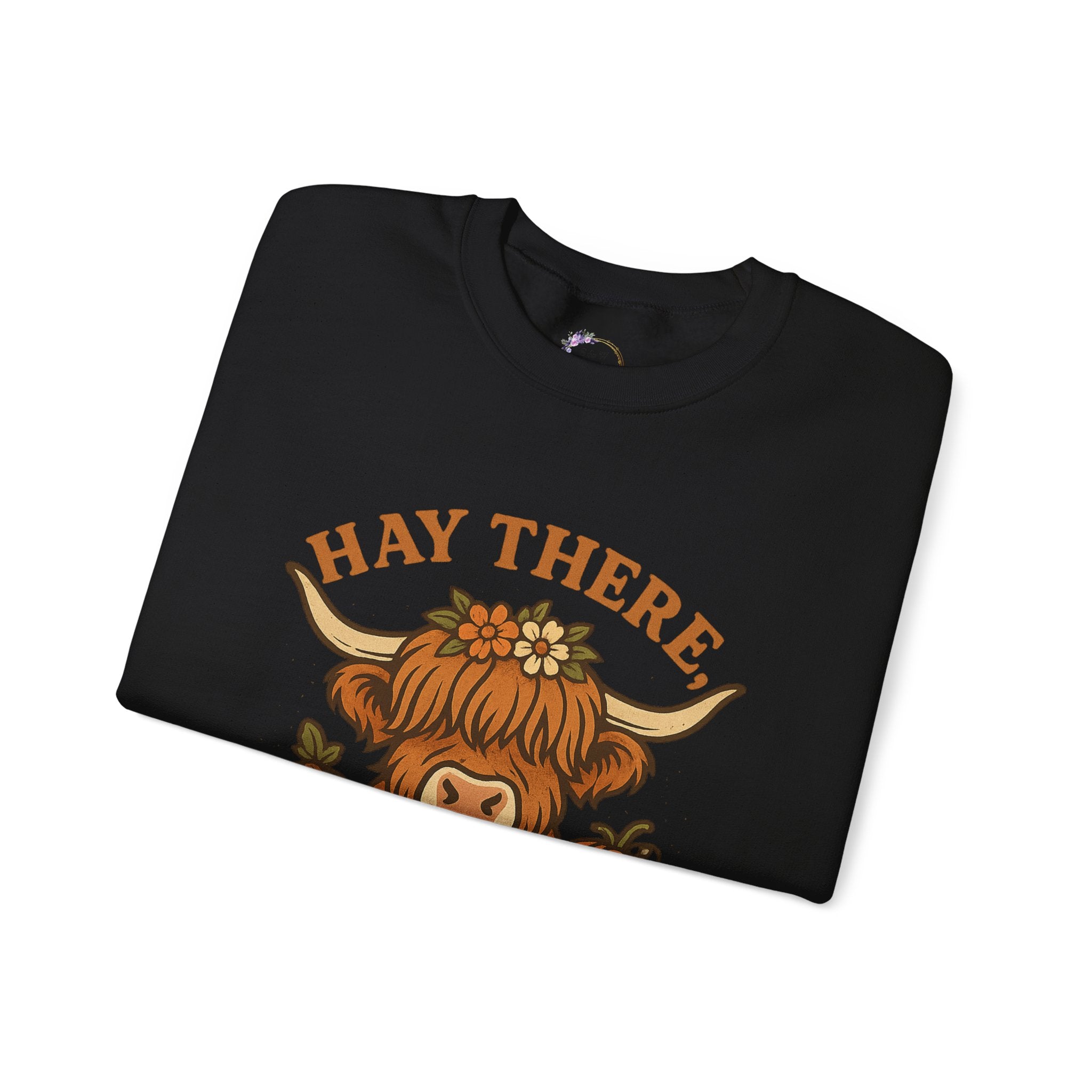 Cozy Fall Sweatshirt: Hay There Pumpkin Design | Autumn Apparel, Gift for Pumpkin Lovers, Halloween Sweater, Harvest Outfit