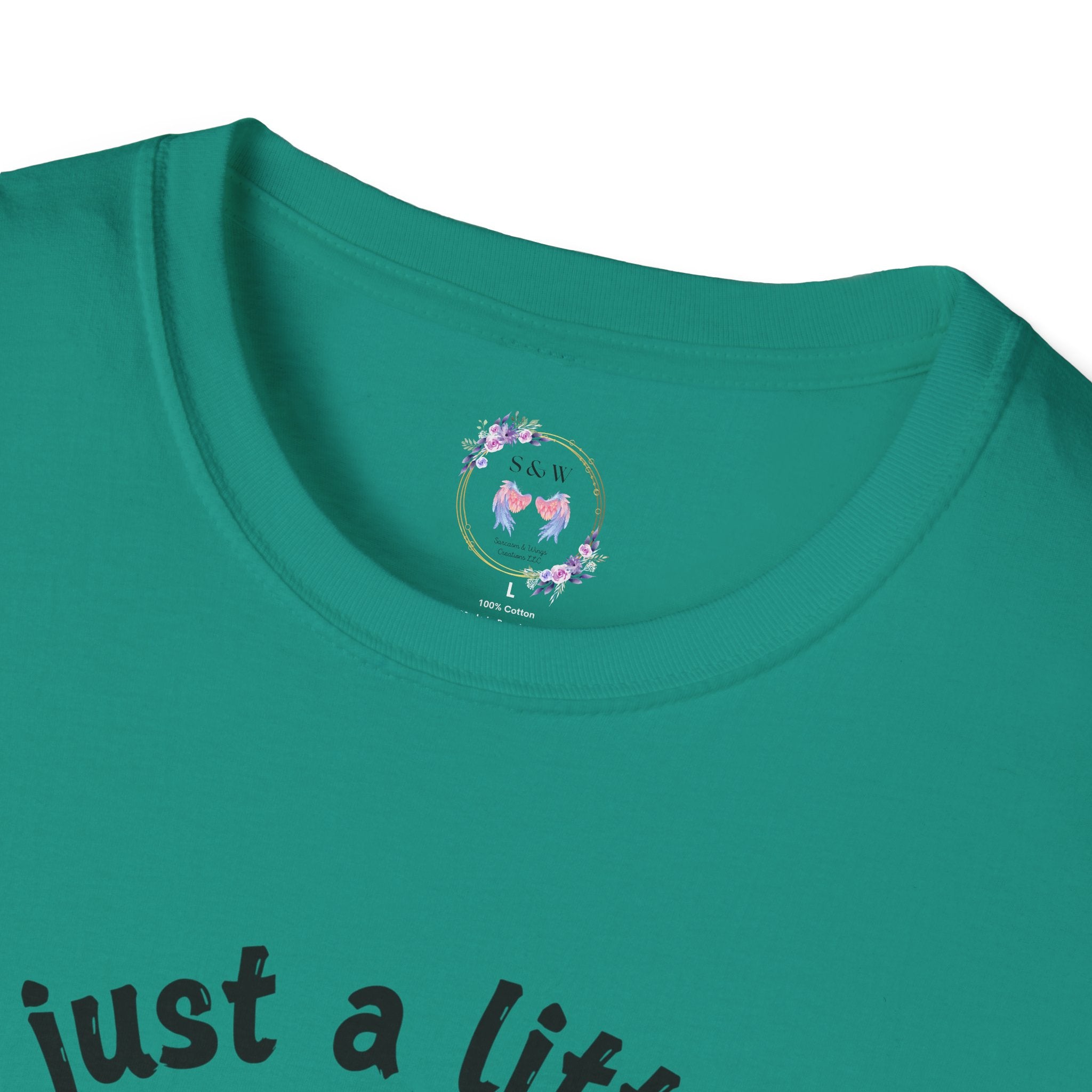 Just a Little Moody, Cute T-Shirt, Gift for Animal Lovers, Casual Outfit, Perfect for Birthdays, Farmhouse Decor