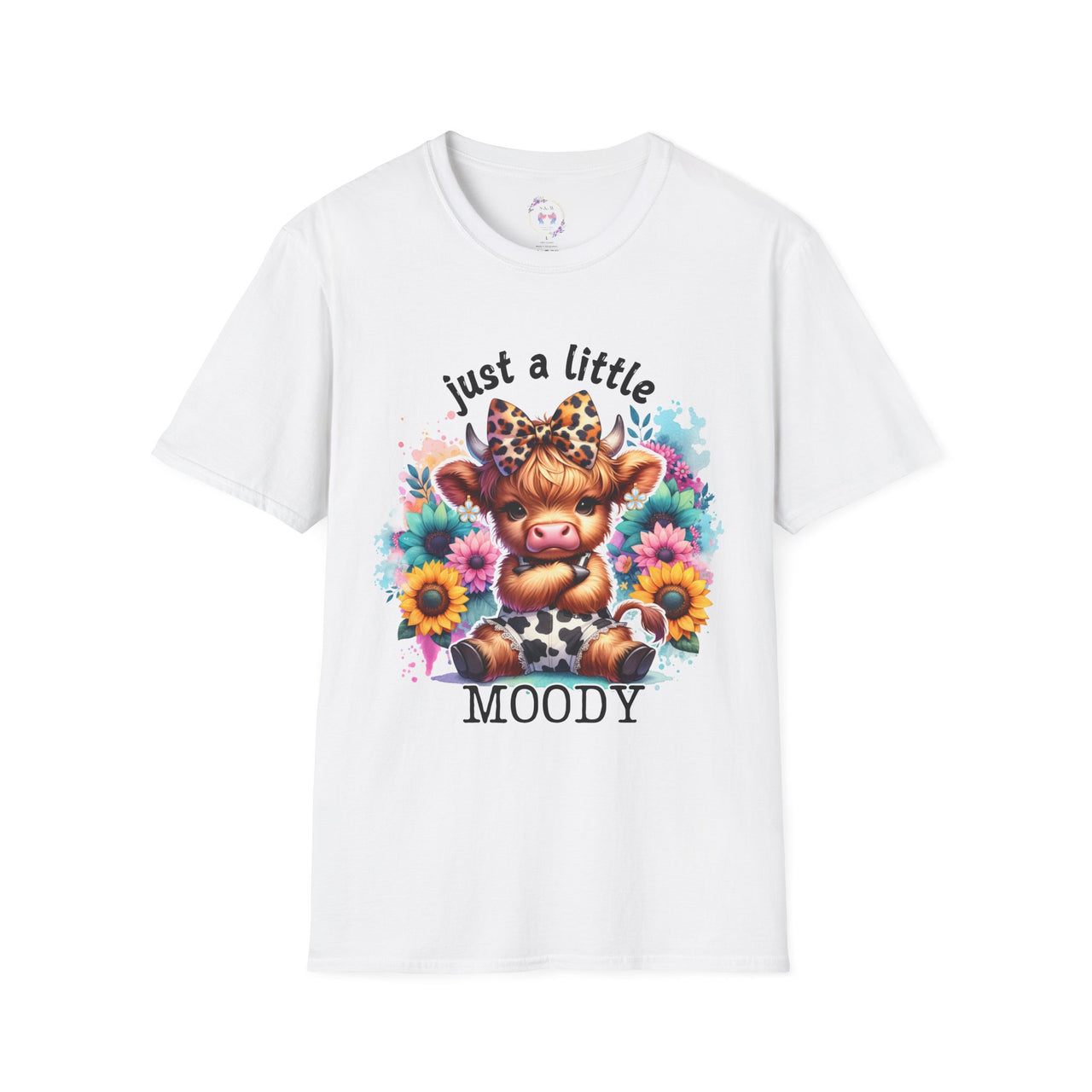 Just a Little Moody Cow Cute T-Shirt