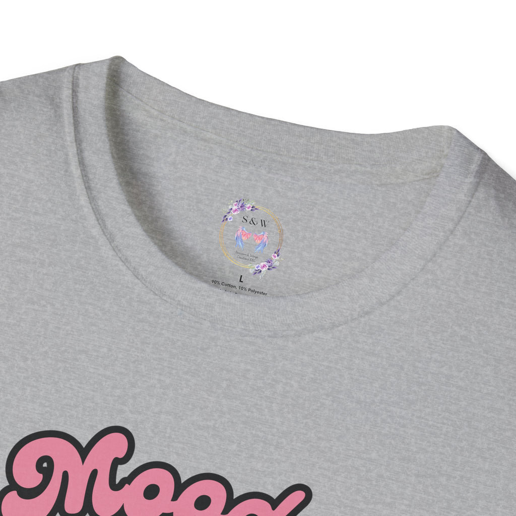 Moody Heifer Unisex Softstyle T-Shirt, Cute Cow Tee, Fun Graphic Shirt, Animal Lover Gift, Casual Wear, Birthday Present