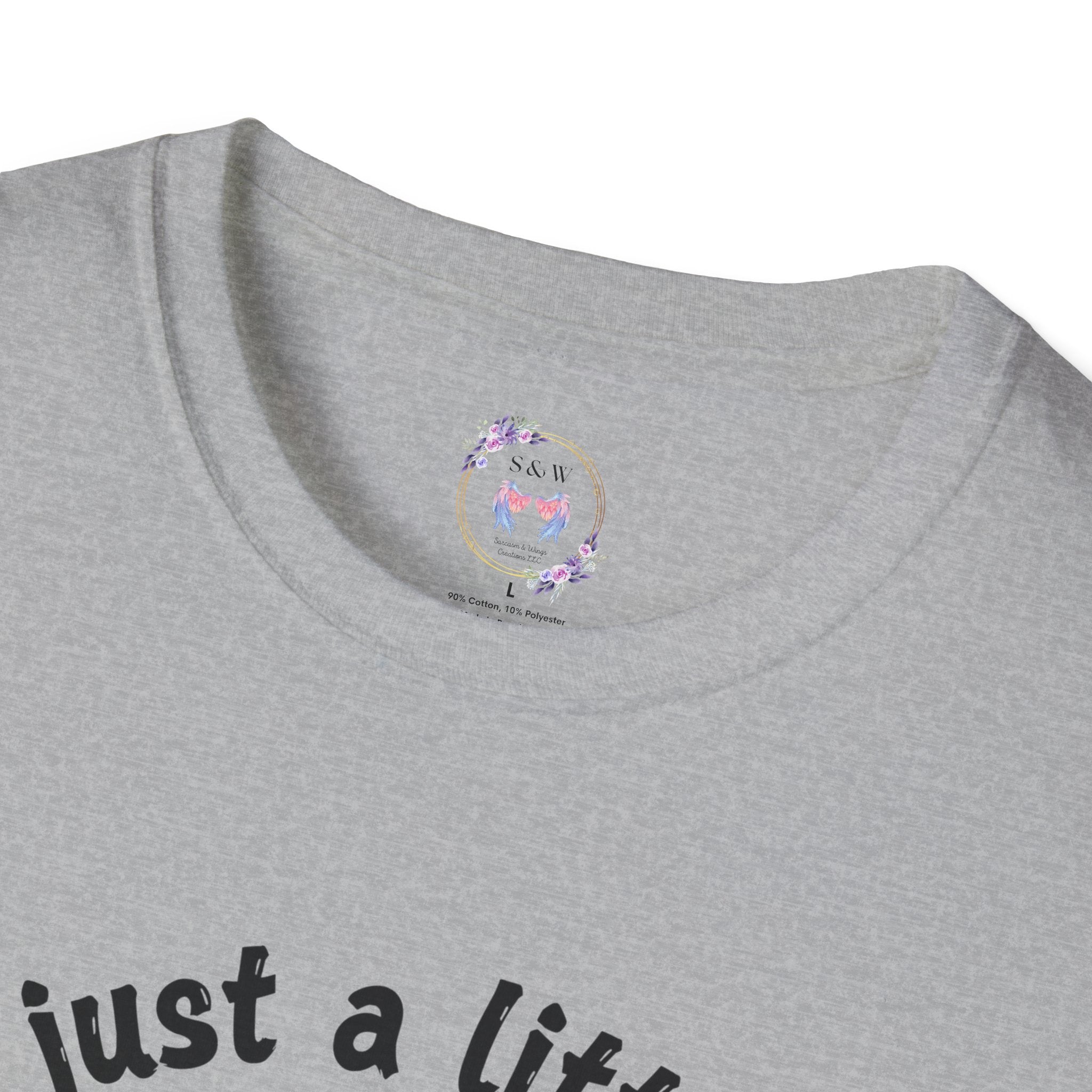 Just a Little Moody, Cute T-Shirt, Gift for Animal Lovers, Casual Outfit, Perfect for Birthdays, Farmhouse Decor